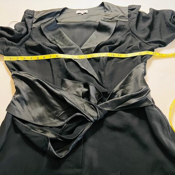 Parker Lee Combo Black Long Sleeves Romper Size 16 - Picture 7 of 9